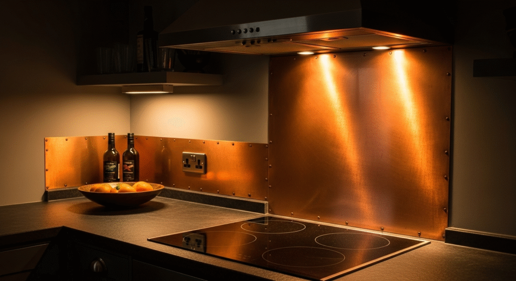 metallic kitchen
