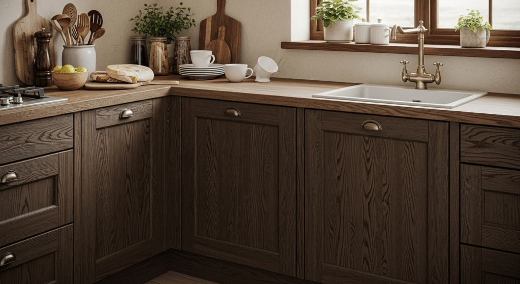 dark-brown-kitchen-cabinets