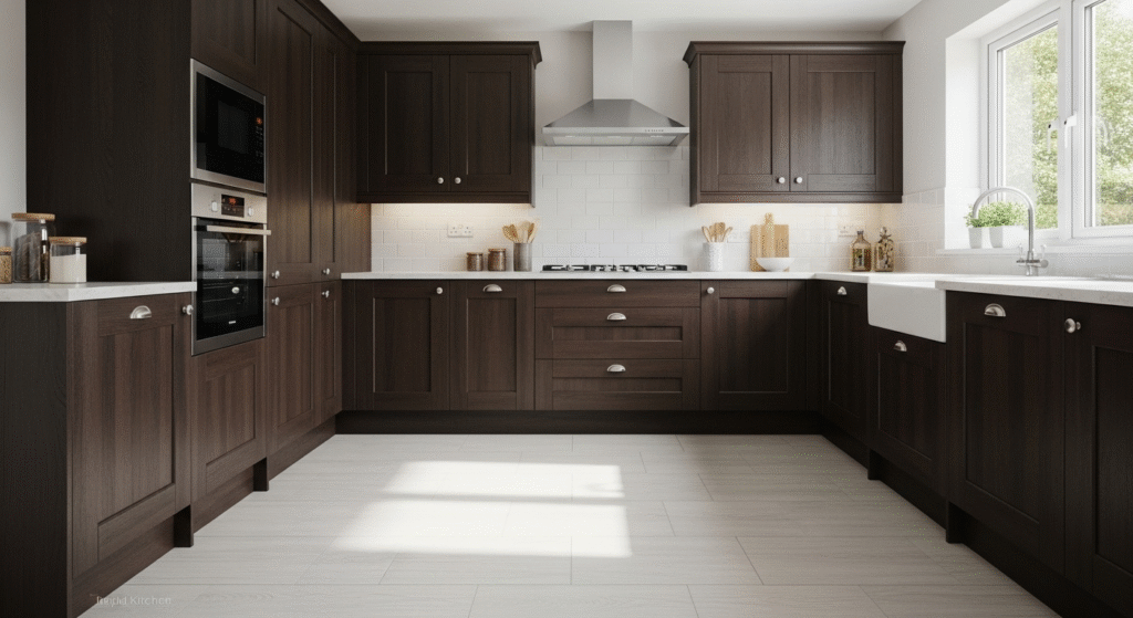 dark-brown-kitchen-cabinets